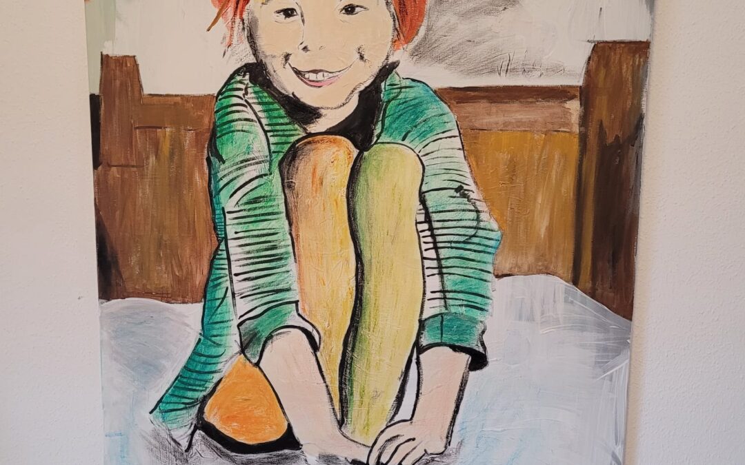 Schilderij Pippie 75×115