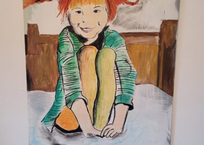 Schilderij Pippie 75×115